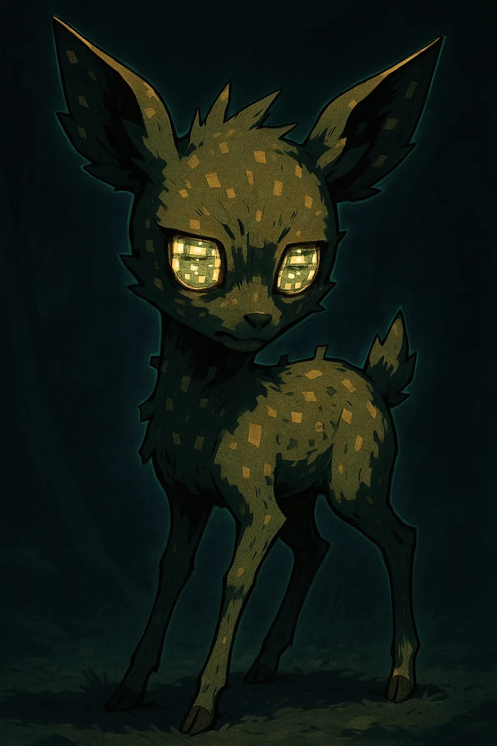BTC Gacha Common card – Crypto Fawn